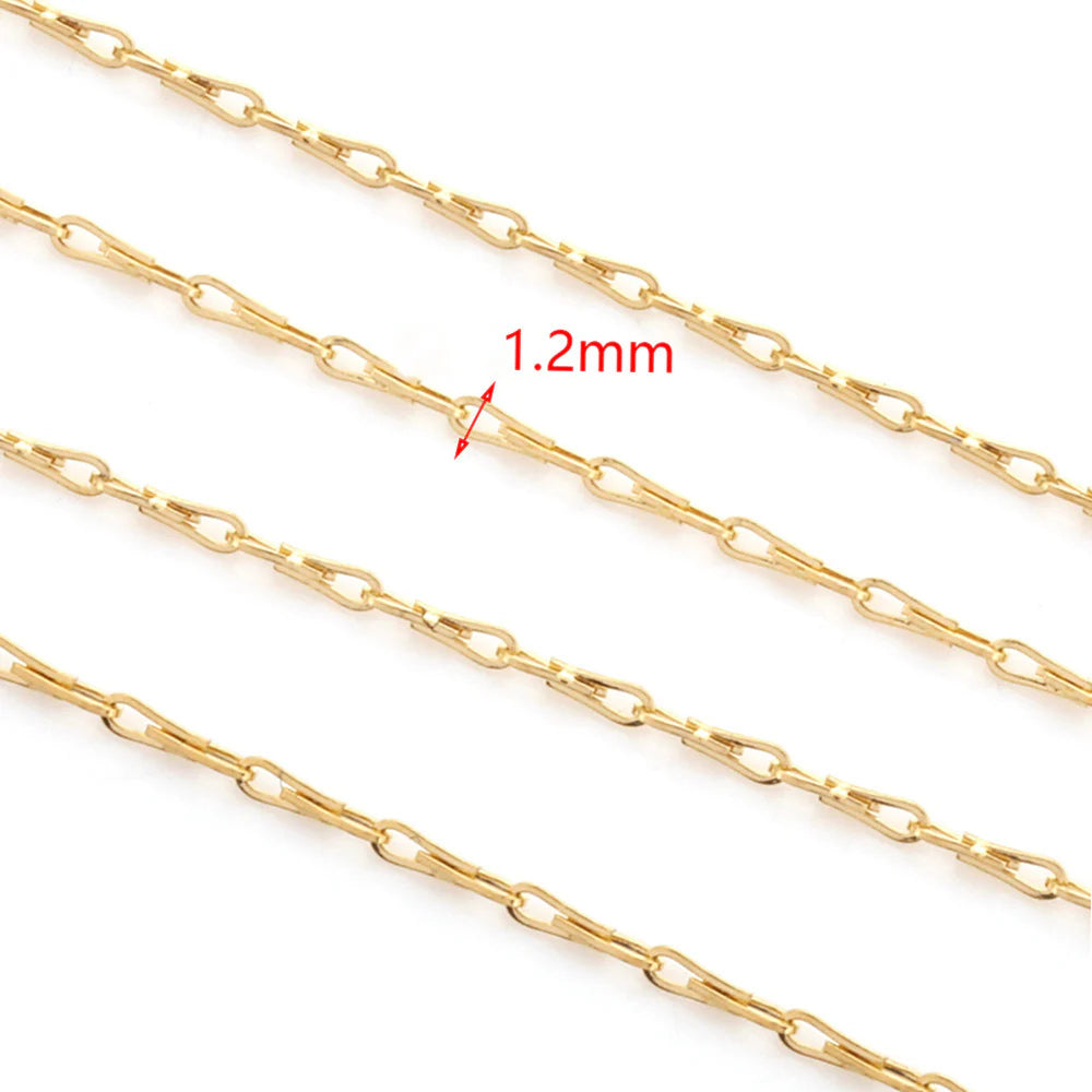 WG1023 seed chain-Vacuum Plating Waterproof Stainless steel diy chain