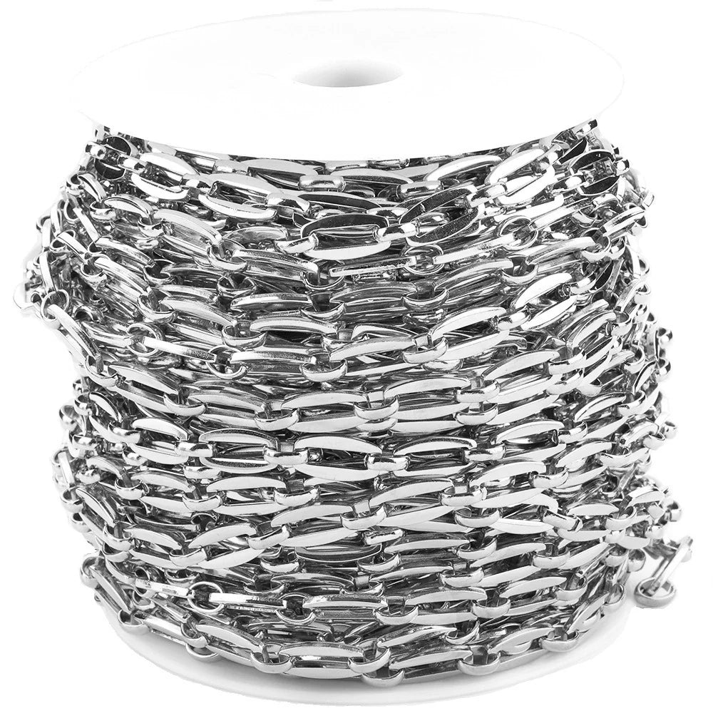 WG1061 Square hole chain-Vacuum Plating Waterproof Stainless steel chain