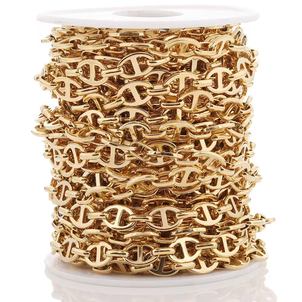 WG1003 Anchor chain-Vacuum Plating Waterproof Stainless steel DIY chain