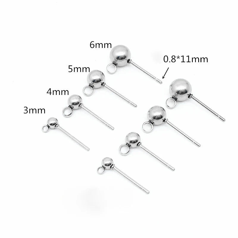 20PCS Stud earring for DIY