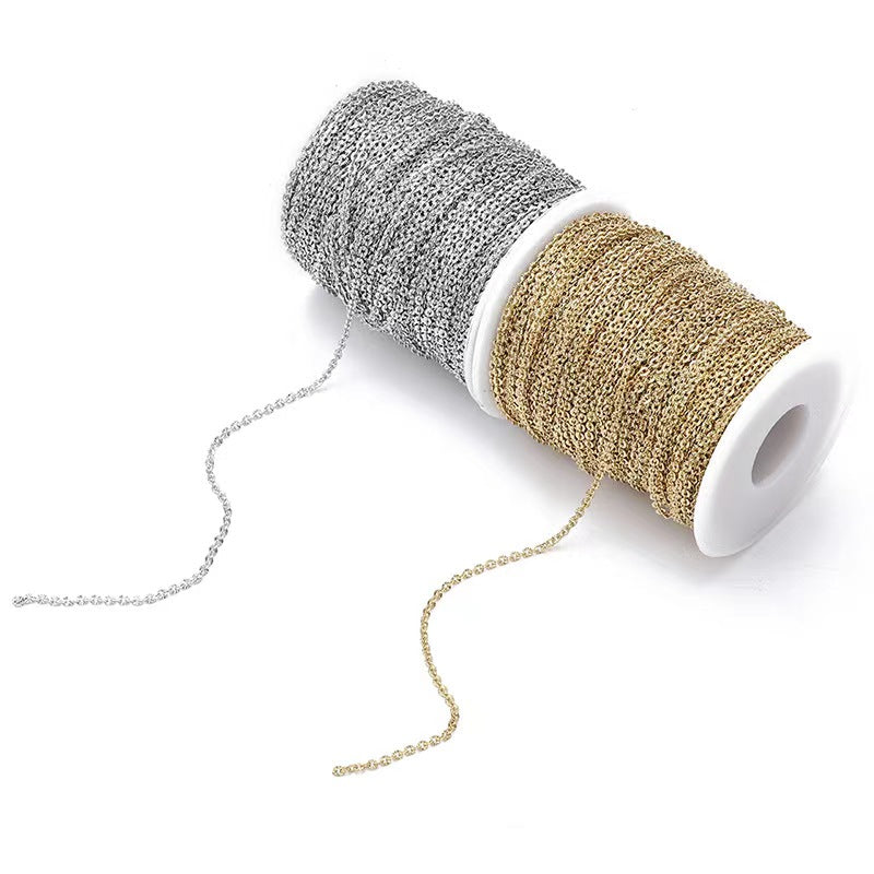 WG1020 Snow Chain-Vacuum Plating Waterproof Stainless steel chain