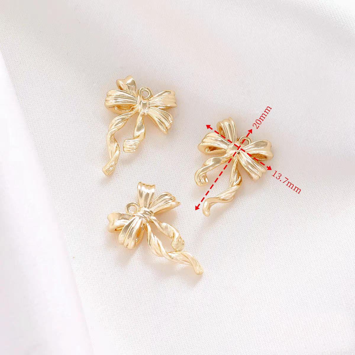 [WG1174] bow spacers & charms & pendants for jewelry diy