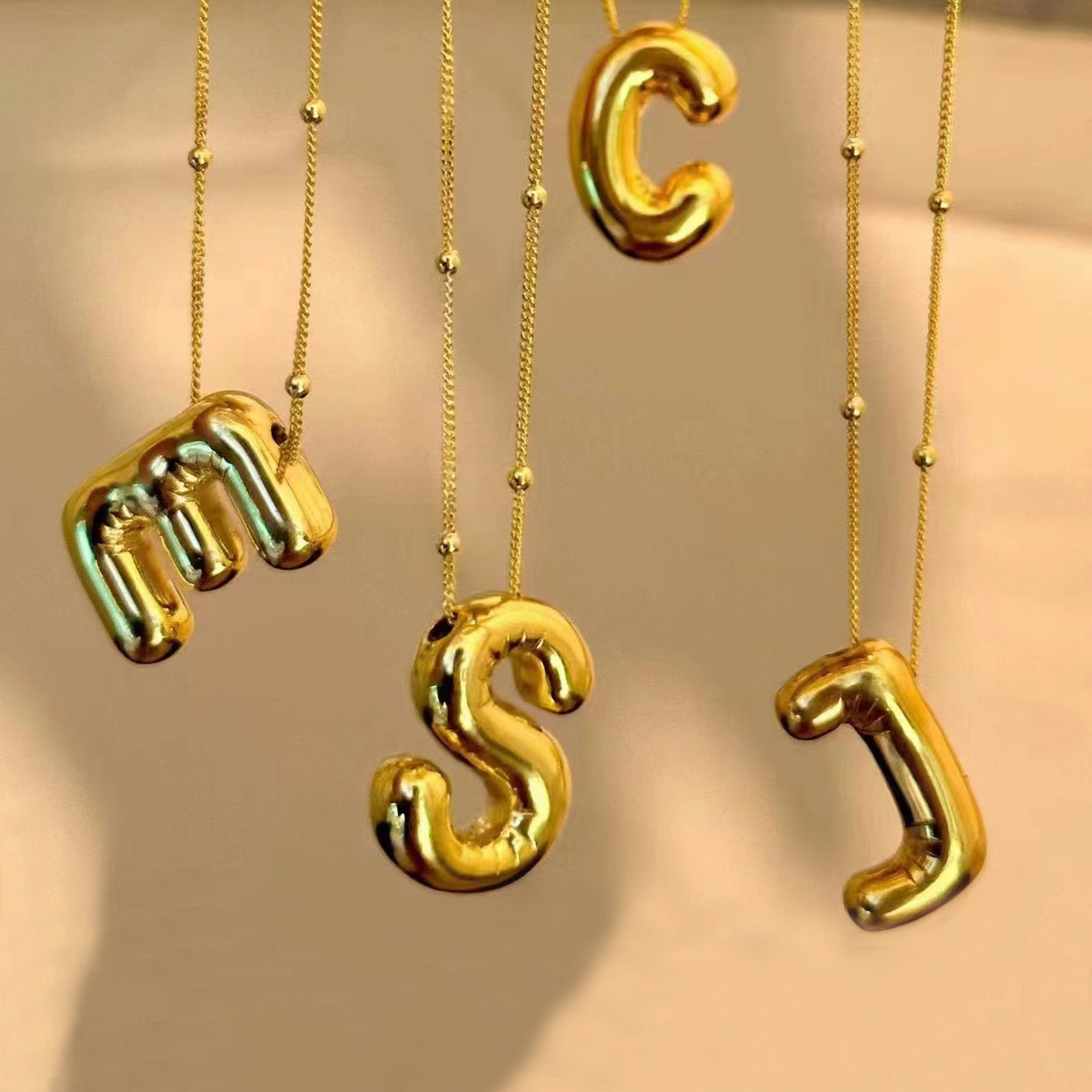 WG1071   Copper Letter Charms