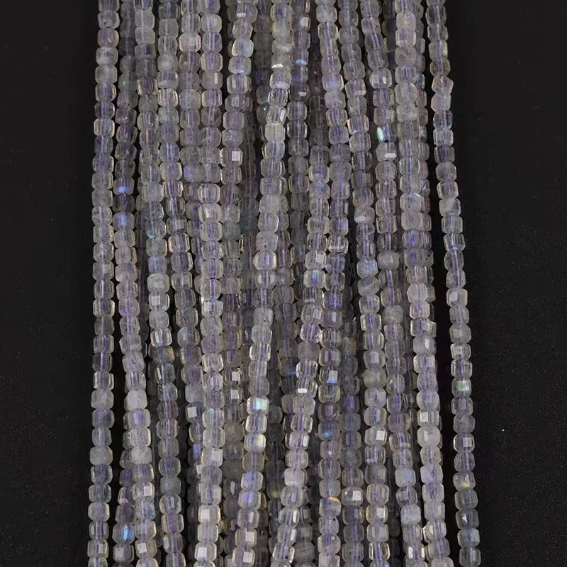 [WG1098] Natural Labradorite gemstone facted