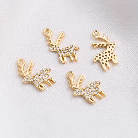 [WG1146]  Christmas spacers charms pendants for jewelry diy