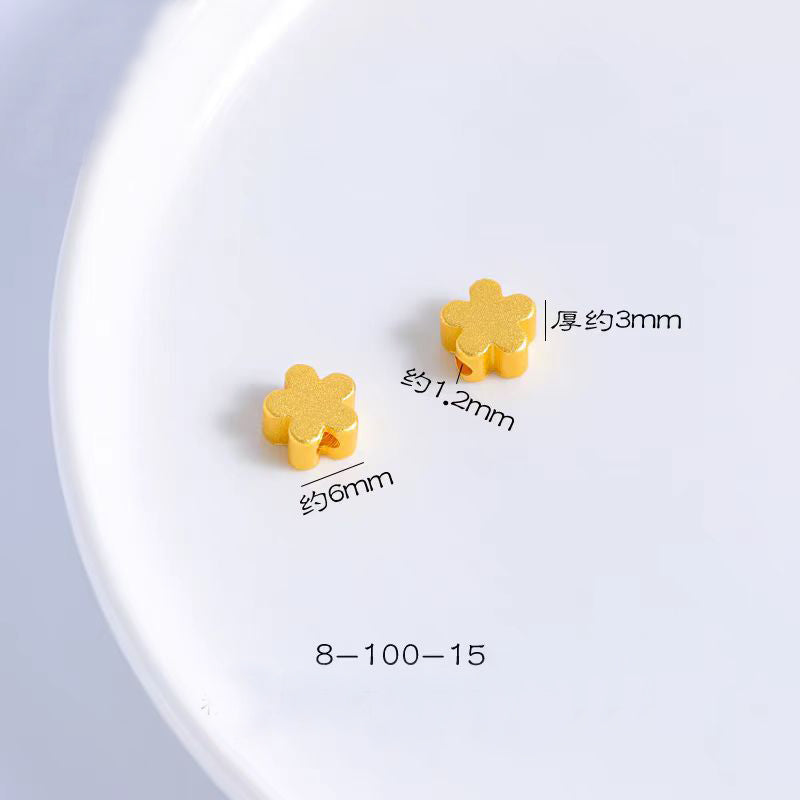 [WG1102] Gold spacers with different style for Jewelry diy