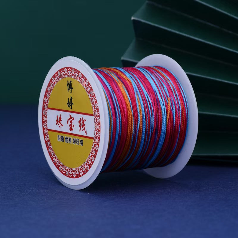 [WG1203] 1Reel Multi  partially dyed strand String for Jewelry diy