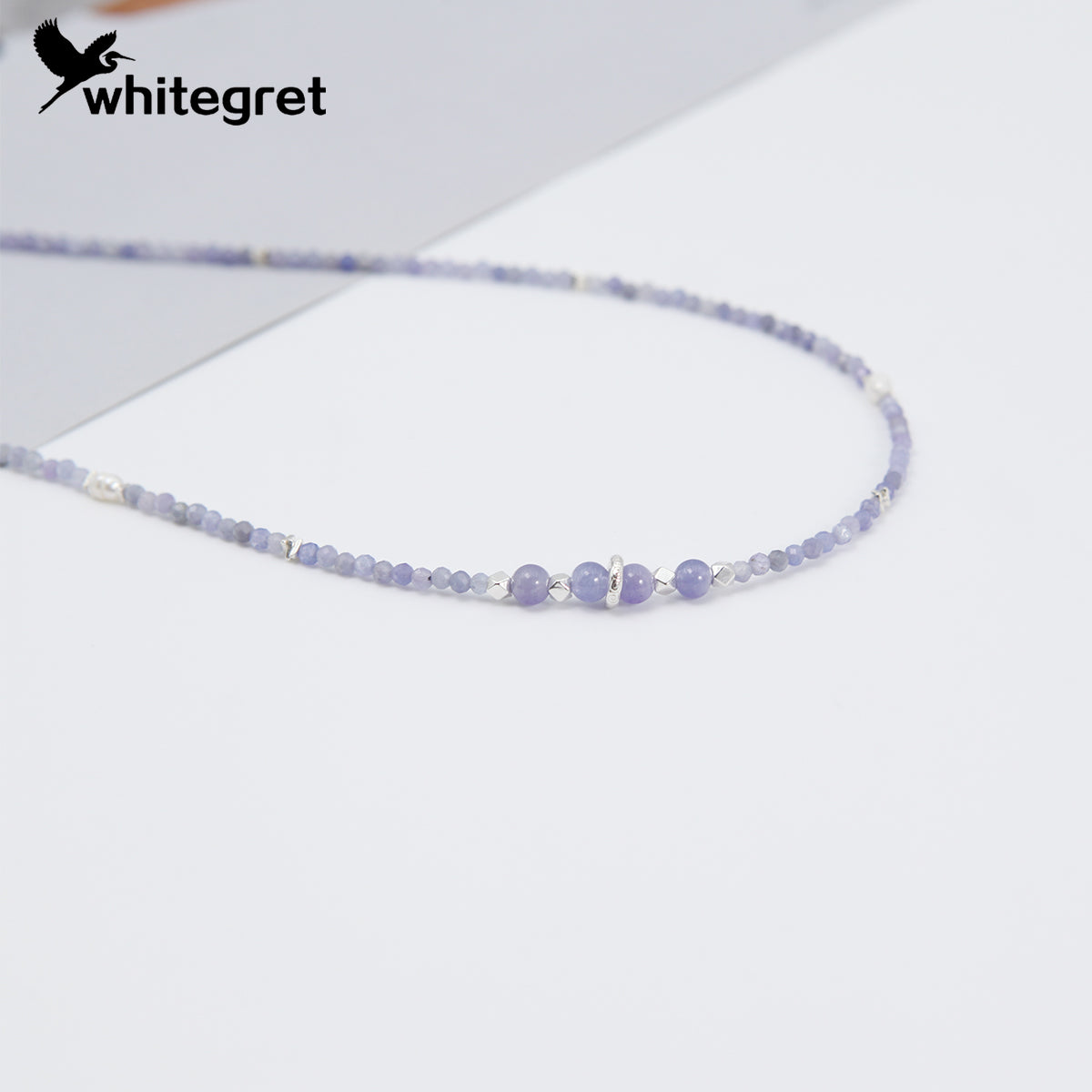 [WG0044] Tanzanite & silver925 Necklace new original handmade design DIY 2024 new fashion bracelet Birthday Daily girl gifts