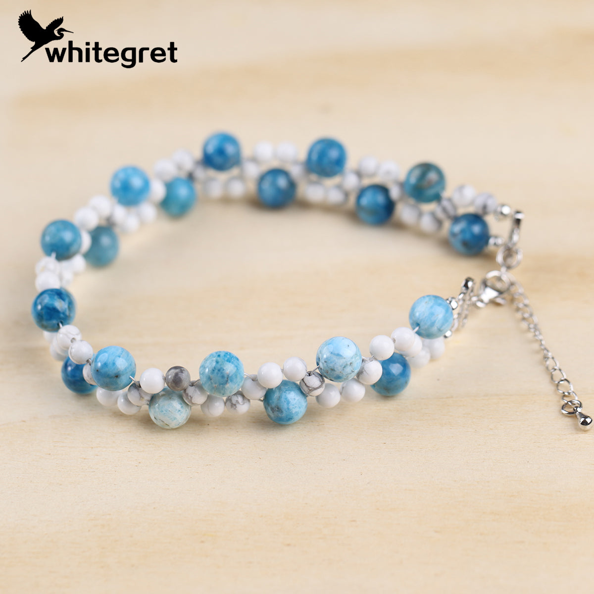 [WG0124] Apatite & Magnesite Bracelet