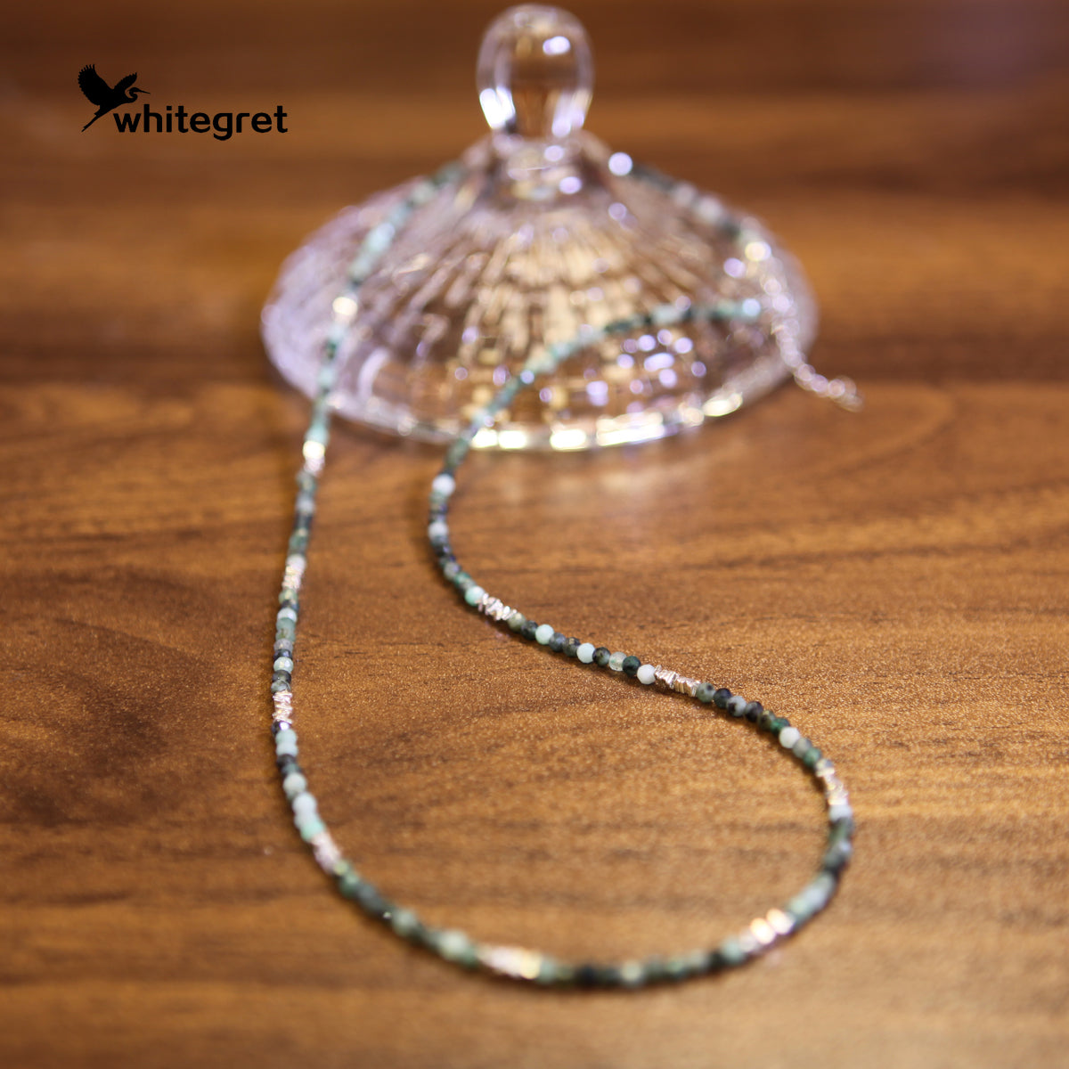 [WG0020] Emerald & Silver925 Necklace new original design bracelet 2024 fashion girls lady valent Birthday Daily gifts over ＄25 free shipping