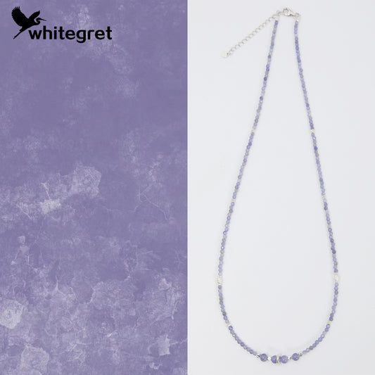 [WG0044] Tanzanite & silver925 Necklace new original handmade design DIY 2024 new fashion bracelet Birthday Daily girl gifts