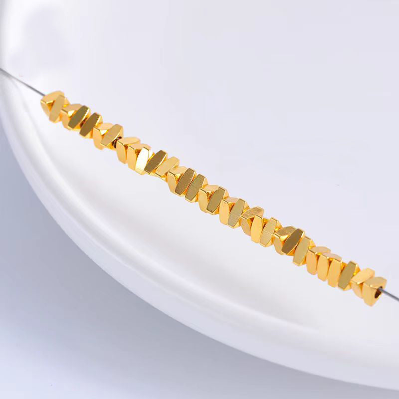 [WG1198] 100pcs gold/silver triangular spacers for Jewelry diy