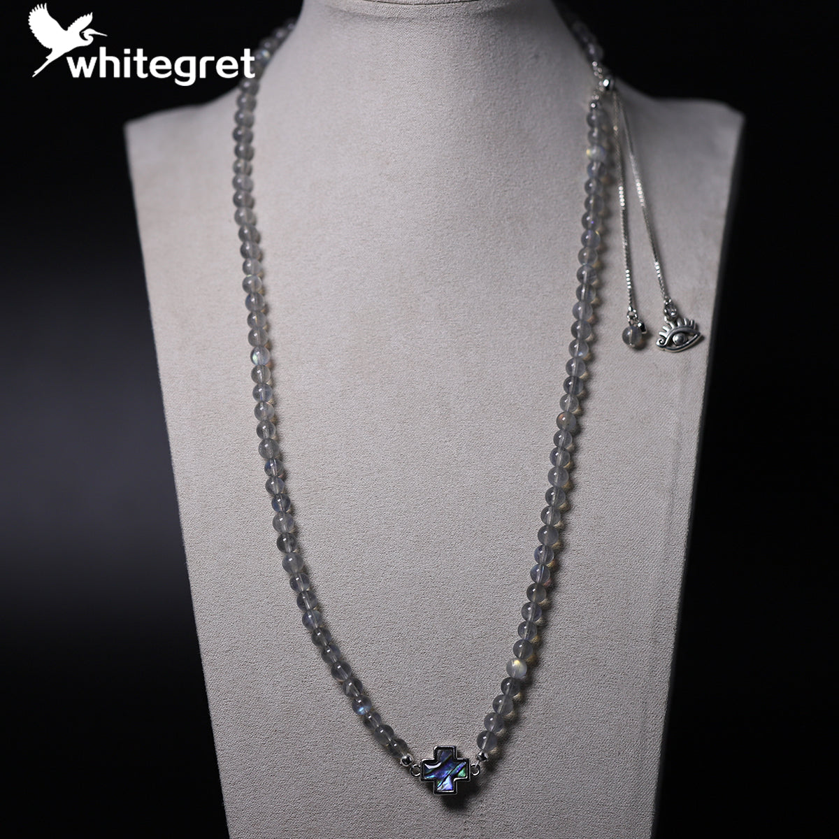 [WG0191] Natural Labradorite Necklace