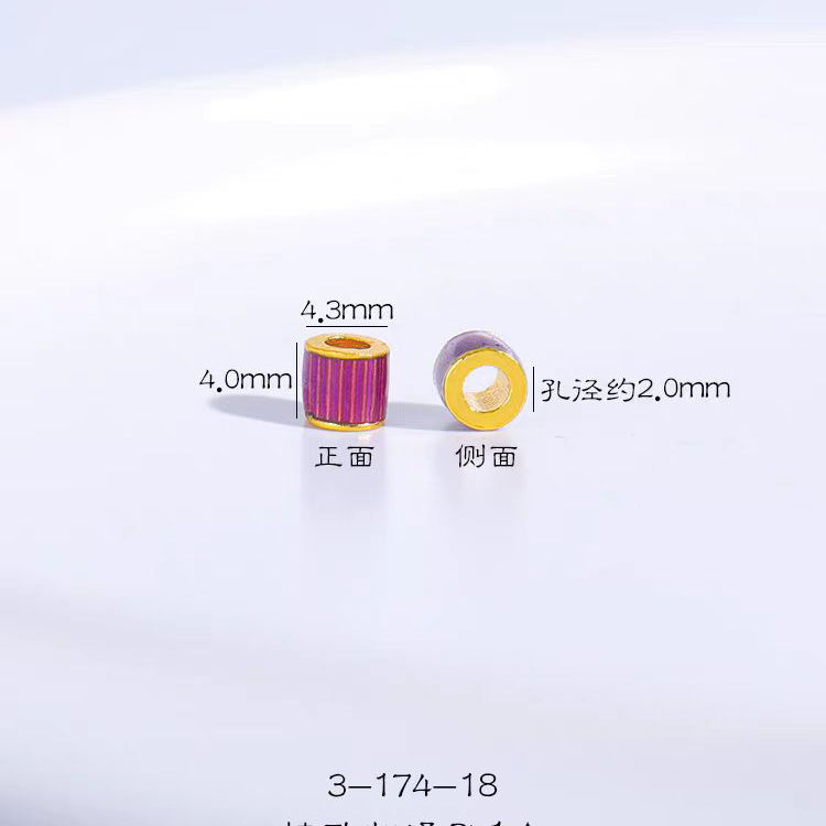 [WG1194]  Enamel Spacers for Jewelry diy charms - Jewelry DIY