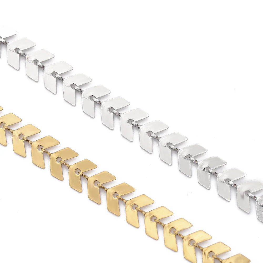 WG1060  Arrows Chain -Vacuum Plating Waterproof Stainless steel chain