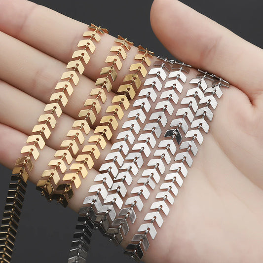 WG1060  Arrows Chain -Vacuum Plating Waterproof Stainless steel chain