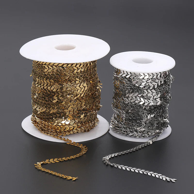 WG1060  Arrows Chain -Vacuum Plating Waterproof Stainless steel chain
