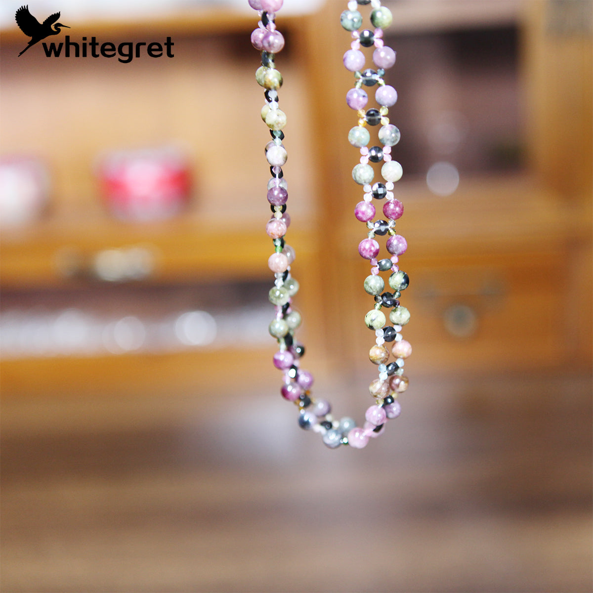 [WG0073] Tourmaline & Obsidian & Silver925 Necklace new original handmade design 2024 diy fashion girl valent Birthday Daily gifts