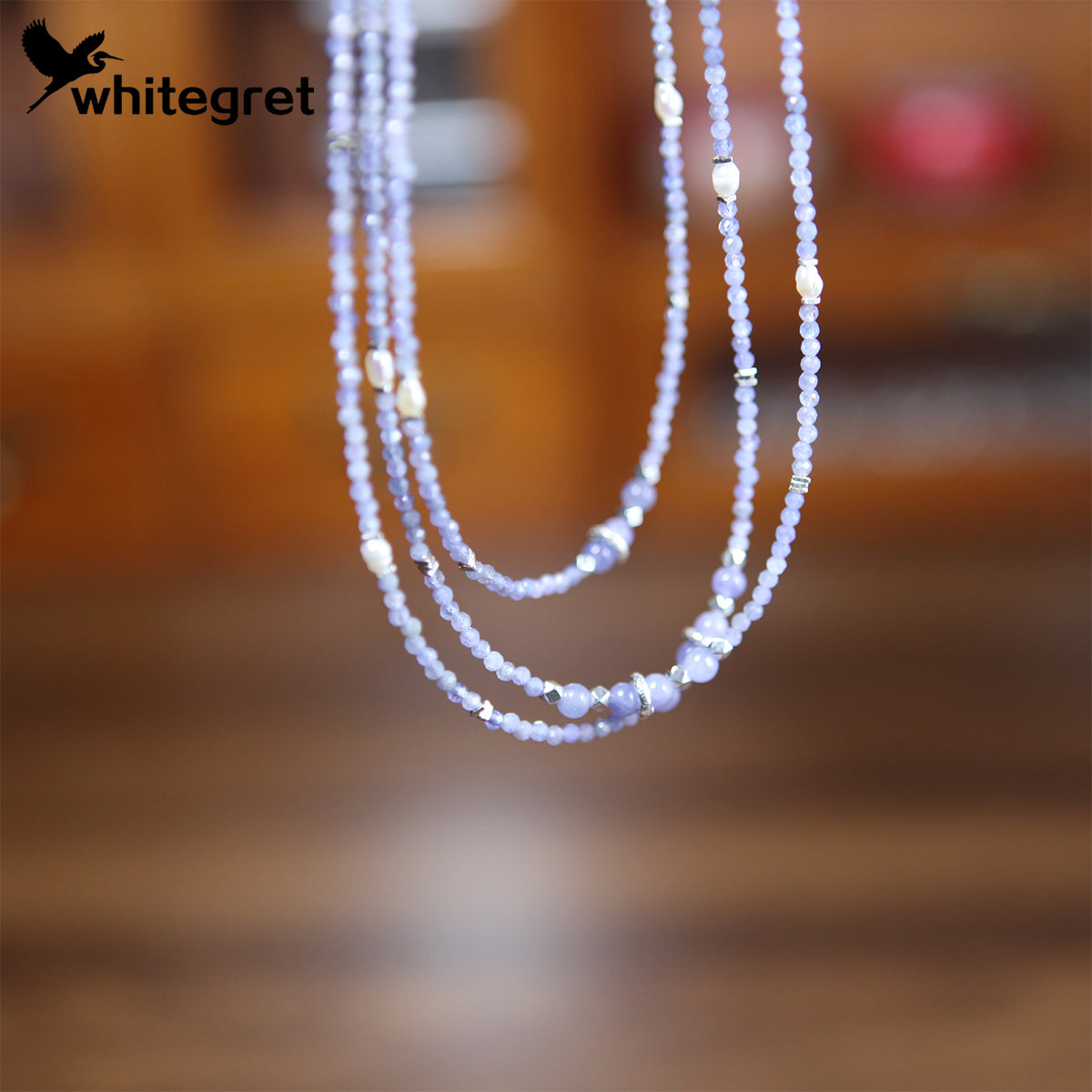 [WG0044] Tanzanite & silver925 Necklace new original handmade design DIY 2024 new fashion bracelet Birthday Daily girl gifts