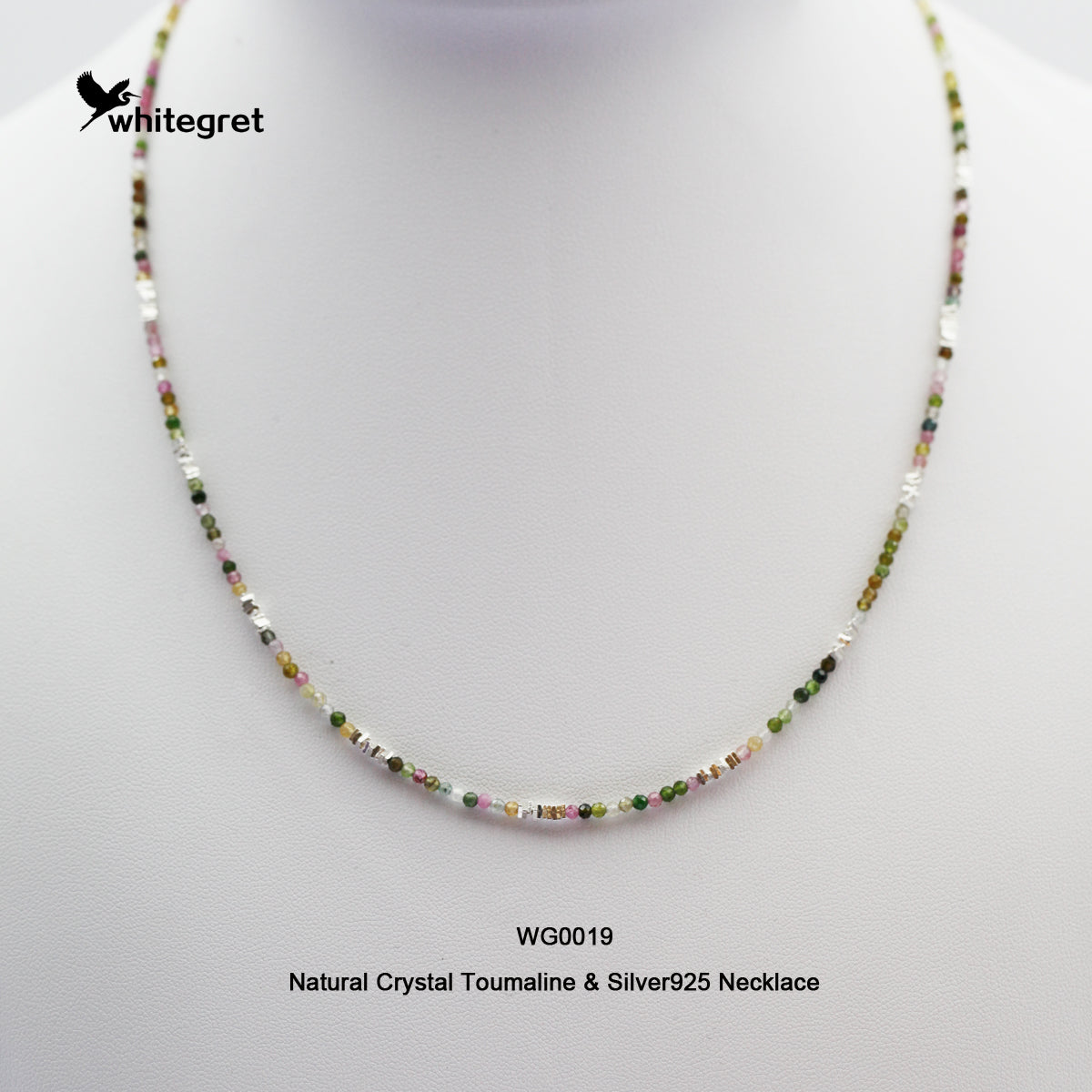 [WG0019] Toumaline & Silver925 Necklace new original deisign  Bracelet 2024 fashion girls lady valent Birthday Daily gifts