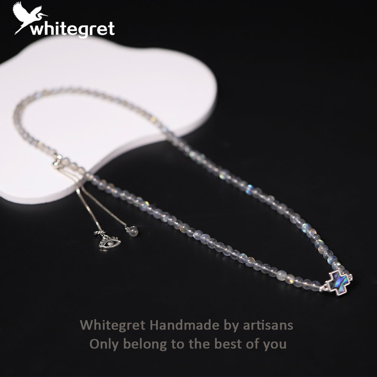 [WG0191] Natural Labradorite Necklace