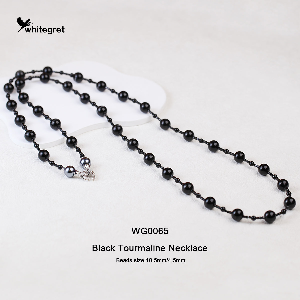 [WG0065] Black Tourmaline Necklace new original handmade design 2024 diy fashion jewelry girl Birthday Daily gifts