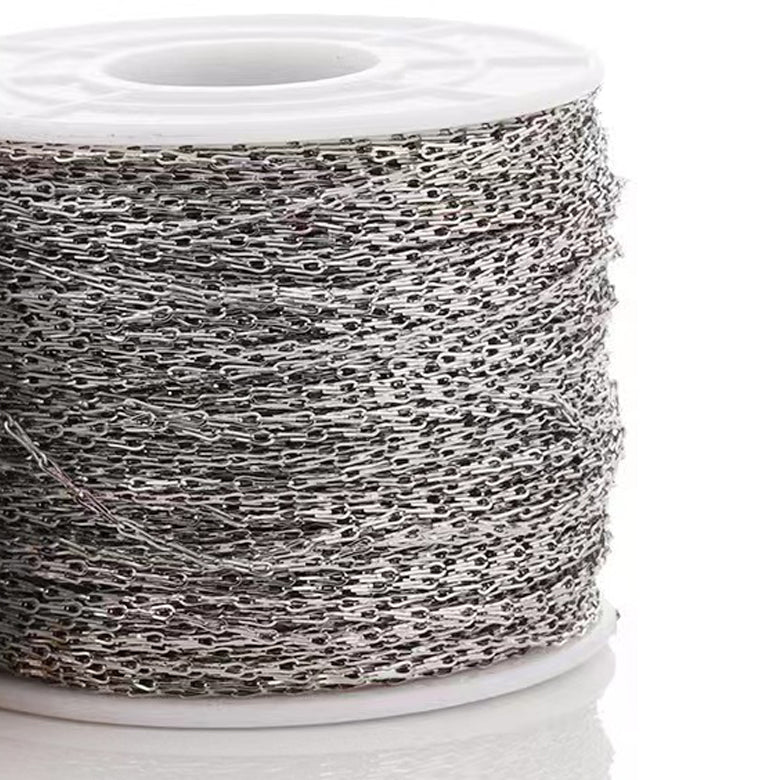 WG1023  seed chain-Vacuum Plating Waterproof Stainless steel diy chain