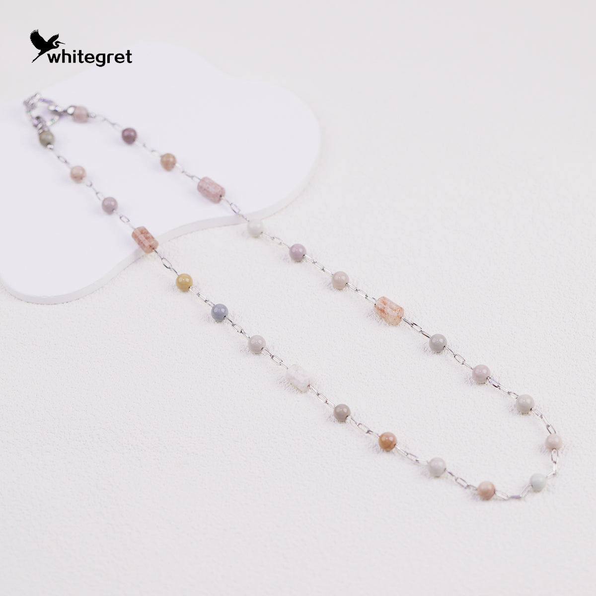 [WG0181] Handmade Alashan Agate Necklace Bracelet or combo set