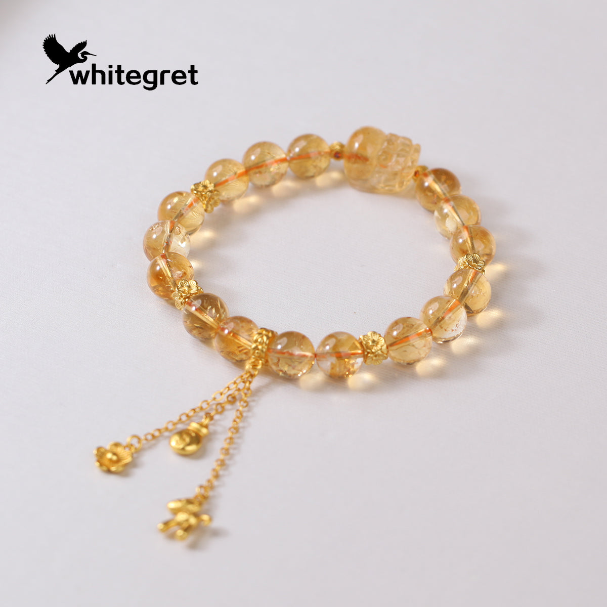 [WG0140] High Quality Natural Crystal Citrine Bracelet