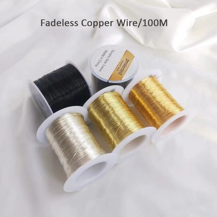 WG1084  100M Fadeless Copper Wire for Handmade Jewelry DIY