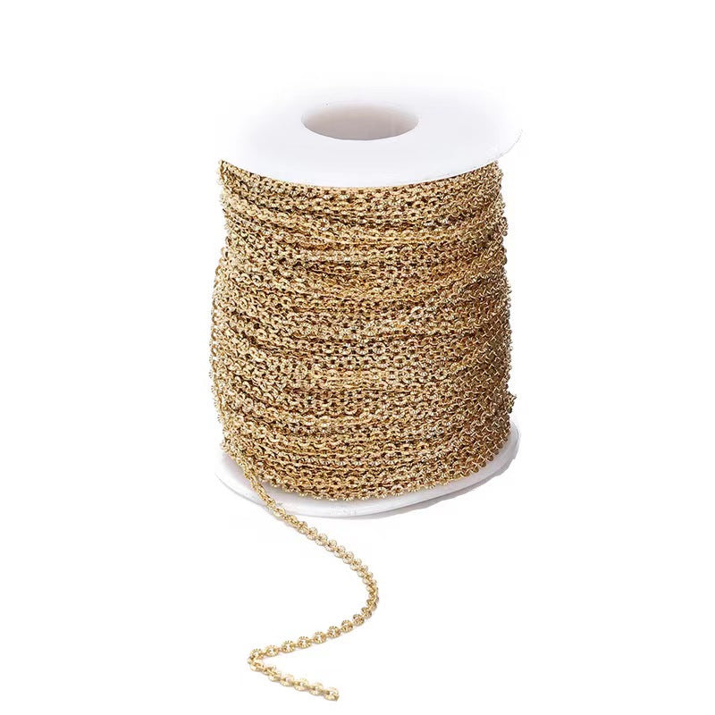 WG1020  Snow Chain-Vacuum Plating Waterproof Stainless steel chain