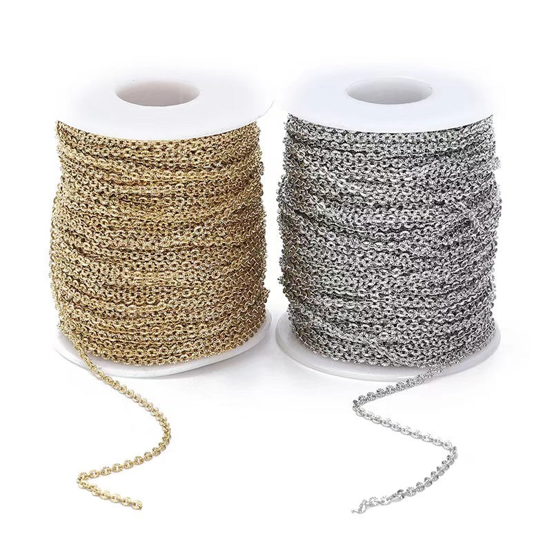 WG1020  Snow Chain-Vacuum Plating Waterproof Stainless steel chain