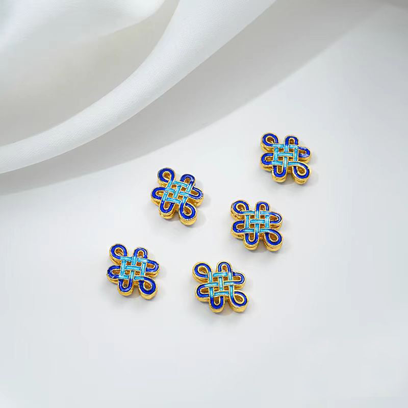 [WG1172] Cloidonne & Colour enamels spacers charms for jewelry diy