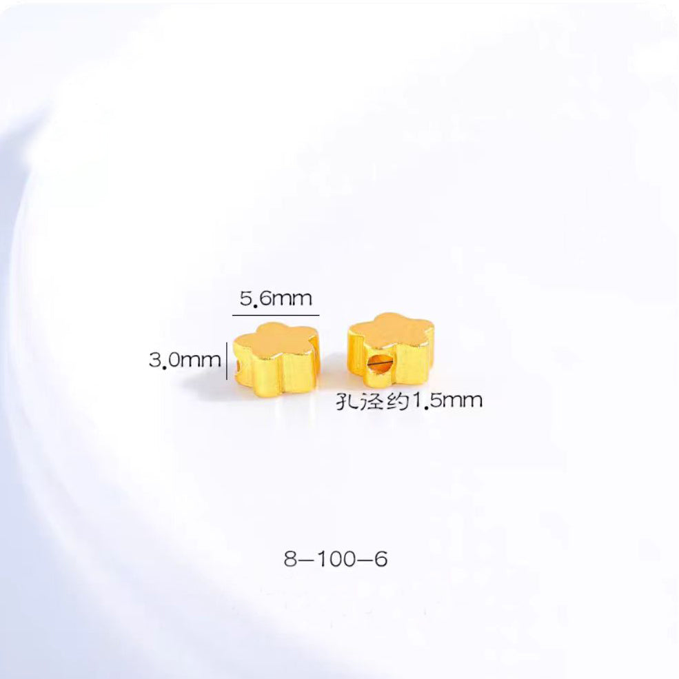 [WG1102] Gold spacers with different style for Jewelry diy