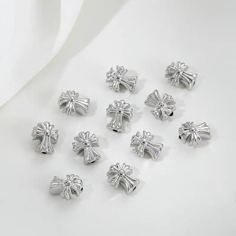Cross Spacer Beads for Jewelry DIY