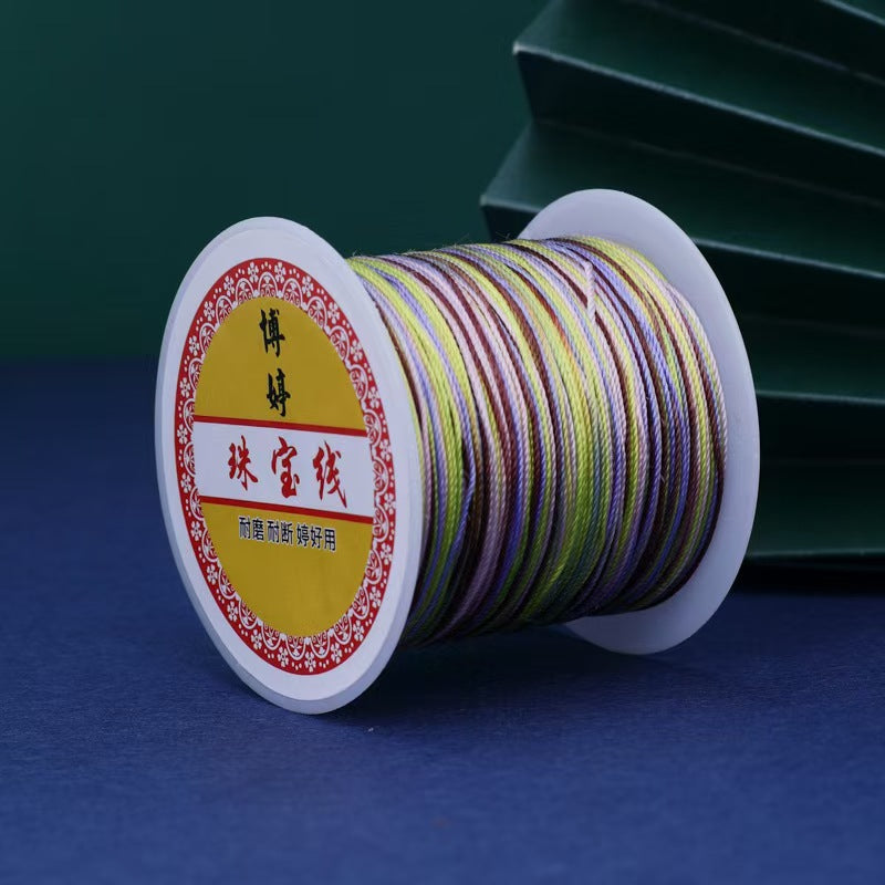 [WG1203] 1Reel Multi  partially dyed strand String for Jewelry diy