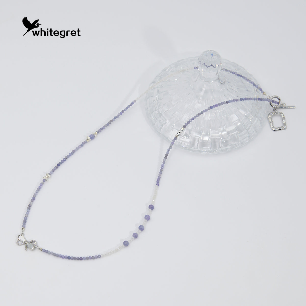 [WG0061] Tanzanite & Moonstone Necklace new original handmade design 2024 fashion diy jewelry Birthday Daily girl gifts