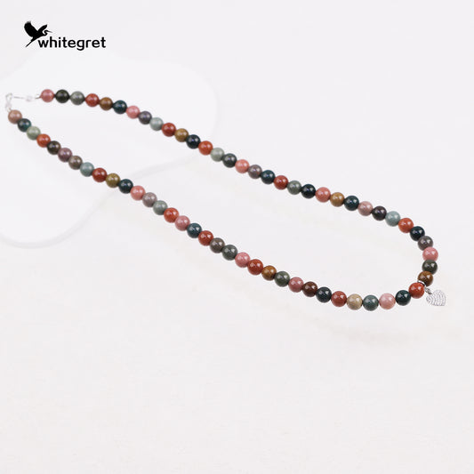 [WG0208] Customized high-quality natural gemstones for you alashan agate necklace and bracelet