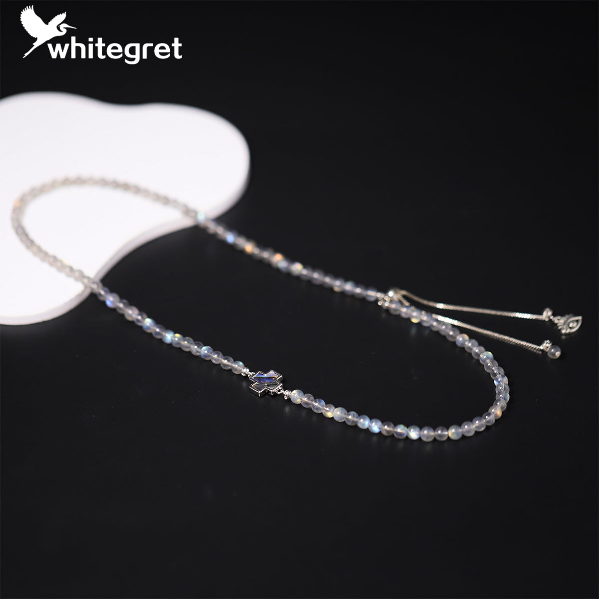 [WG0191] Natural Labradorite Necklace