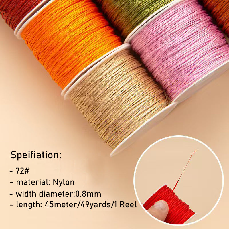[WG1192] 45M/49Yards/1 Reel  Nylon String for Bracelets, Necklace etc. Jewelry diy