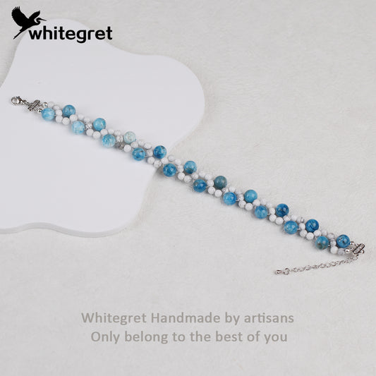 [WG0124] Apatite & Magnesite Bracelet