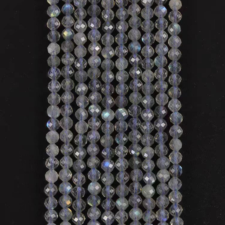 [WG1096] Natural Labradorite Gemstone round facted