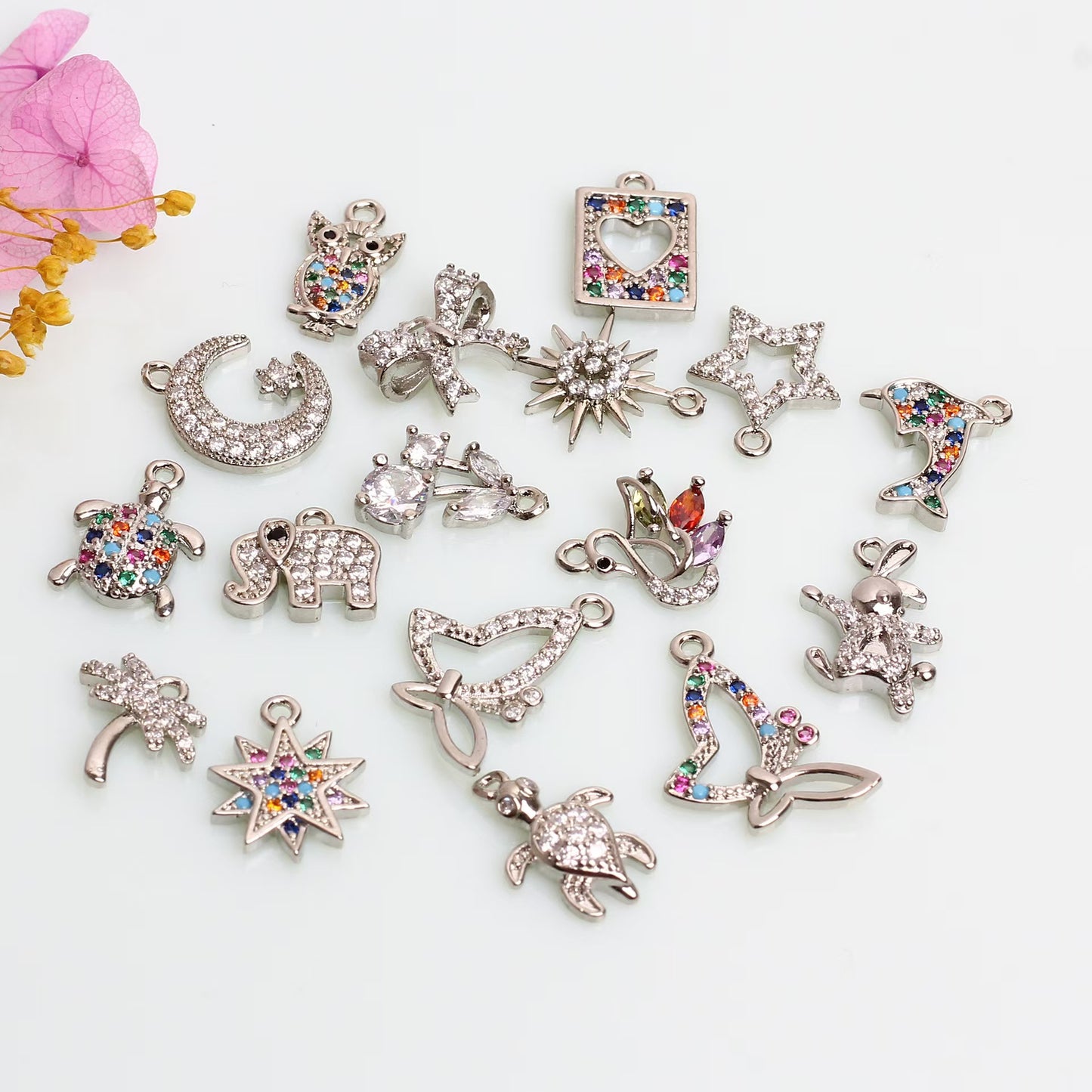 [WG1162] 1pcs spacer charm pendant for jewelry diy