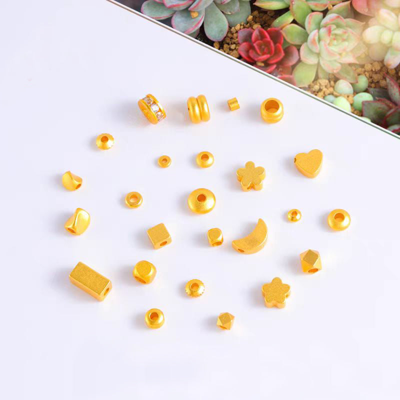 [WG1102] Gold spacers with different style for Jewelry diy