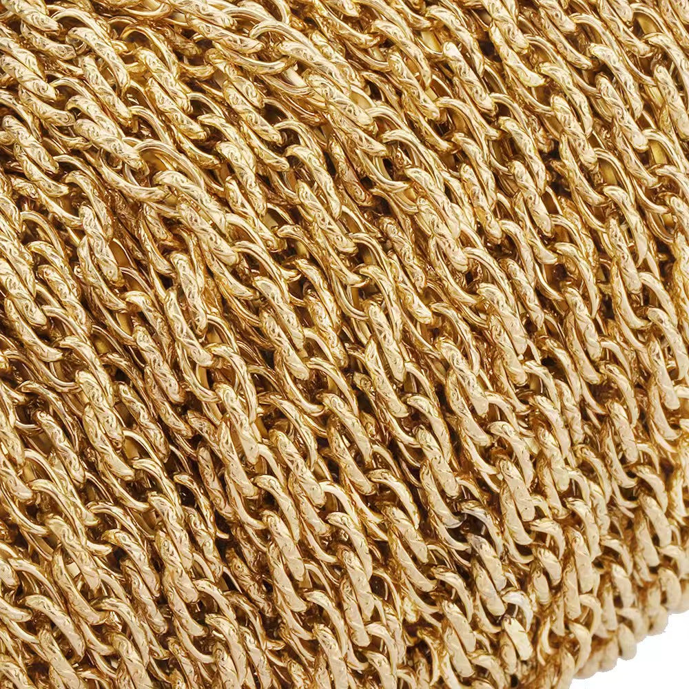 WG1069  Braided chocker-Vacuum Plating Waterproof Stainless steel chain