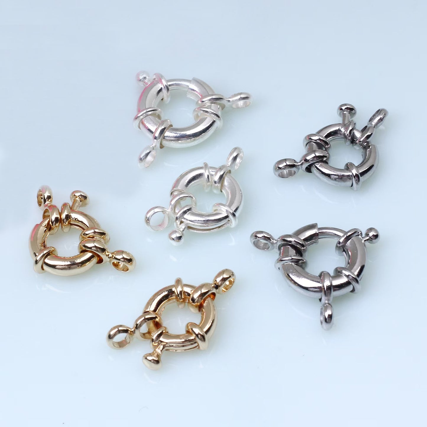 [WG1161] circle clasp steering wheels spring buckle