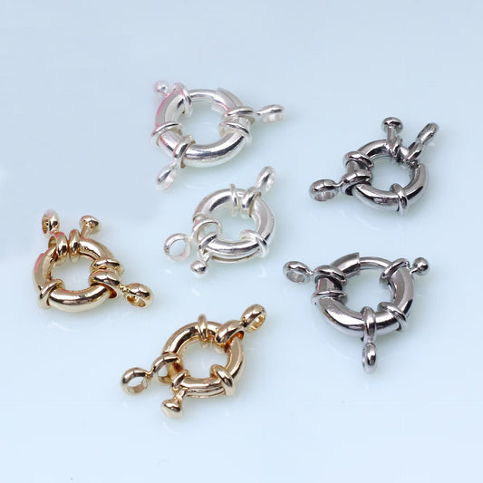 [WG1161] circle clasp steering wheels spring buckle