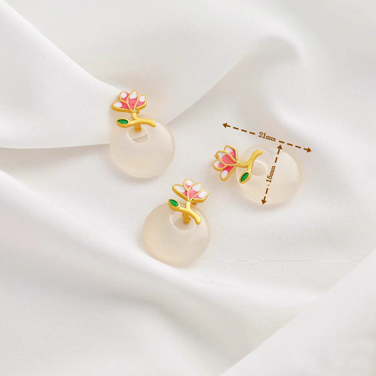 [WG1210] Natural Fluorite Agate Crytals Pendants for Jewelry diy