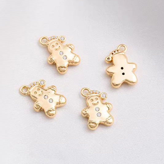 [WG1146]  Christmas spacers charms pendants for jewelry diy