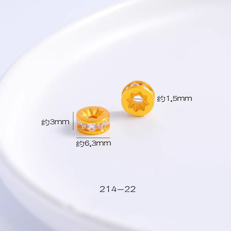 [WG1102] Gold spacers with different style for Jewelry diy